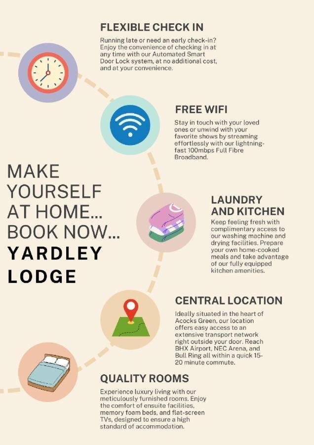 Yardley Lodge Birmingham Zewnętrze zdjęcie